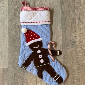 Pottery Barn Kids Stocking - Gingerbread Man
